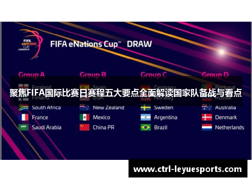 聚焦FIFA国际比赛日赛程五大要点全面解读国家队备战与看点